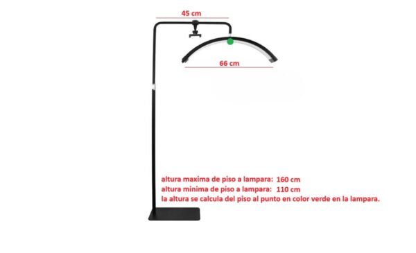 Lámpara Moon de pie con o sin brillos - Imagen 5