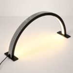 Lámpara LED media luna para mesa | Grande y chica | Con y sin brillos