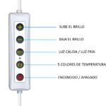 Lampara LED articulada profesional de iluminación — imagen 3