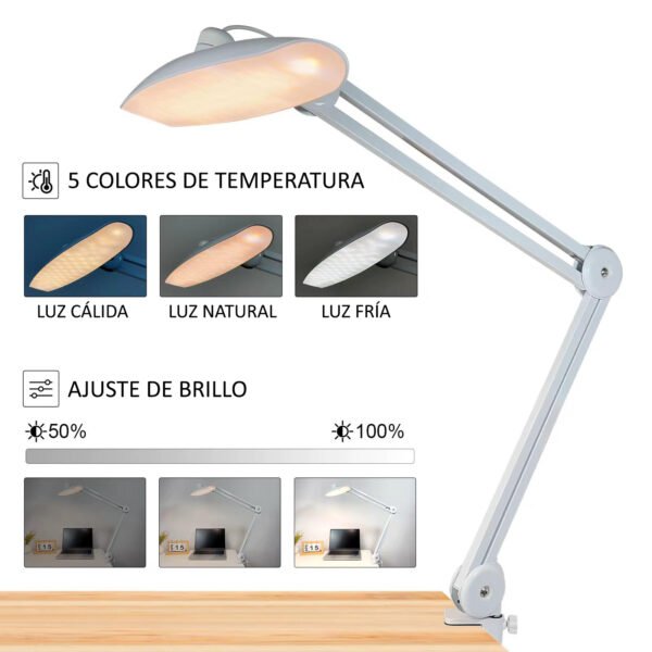 Lampara articulada para mesa - Imagen 4