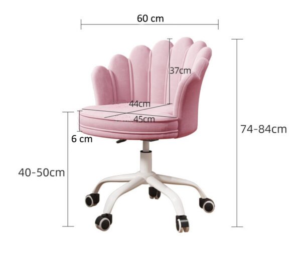 Silla pétalo con rueditas - Imagen 3