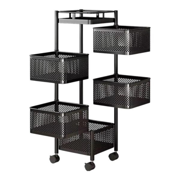 Carrito organizador de Acero de carbono con ruedas