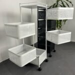 Carrito organizador de Acero de carbono con ruedas — imagen 3