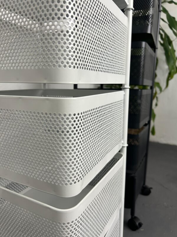 Carrito organizador de Acero de carbono con ruedas - Imagen 5