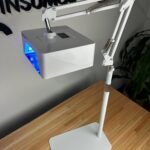 lampara uv profesional articulada con pie