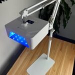 lampara uv profesional articulada con pie — imagen 2