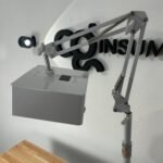 lampara uv profesional articulada con pie — imagen 4