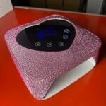 Lámpara UV/LED Inalámbrica para uñas 72W corazón brillos — imagen 12