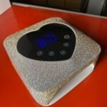 Lámpara UV/LED Inalámbrica para uñas 72W corazón brillos — imagen 11