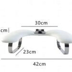Apoya manos en U con base metálica y porta celular — imagen 7