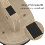 Apoya manos premium con base de madera y porta celular — imagen 8