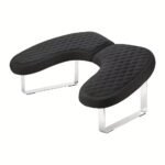 Apoya manos ergonómico en U con patas metálicas