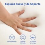 Colchón ergonómico para camilla de masajes y estética con funda removible — imagen 3