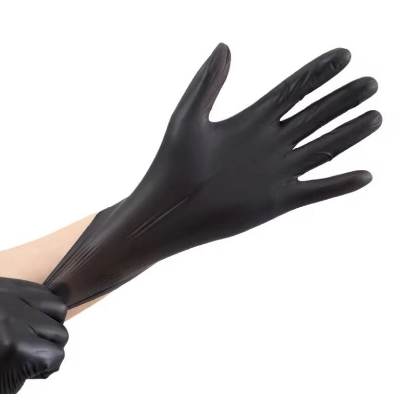 Guantes Vinilo Nitrilo Negros Caja x100