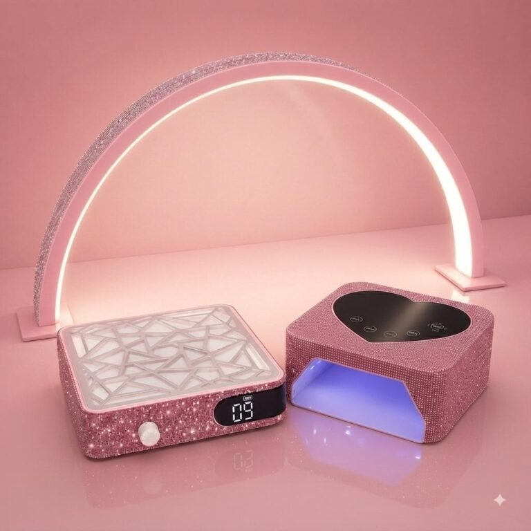 ✨ COMBO PRO – LÁMPARA MEDIALUNA + COLECTOR + LÁMPARA UV/LED CORAZÓN ✨